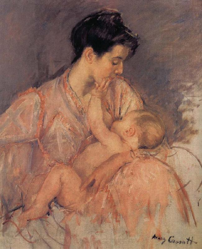 Mary Cassatt Study of Zeny and her child Spain oil painting art